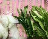 豚こまとピーマンの塩昆布卵炒め作り方1写真