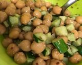 納豆のタレ活用☆ひよこ豆サラダ作り方4写真