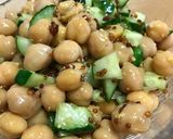 納豆のタレ活用☆ひよこ豆サラダ作り方5写真