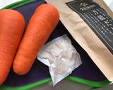 材料２つ⁂にんじんしりしり⁂作り置きにも作り方1写真