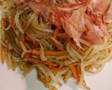 たっぷり生姜焼きうどん作り方3写真