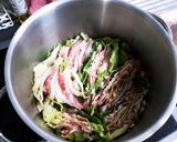豚肉と白菜のミルフィーユすき焼き作り方1写真
