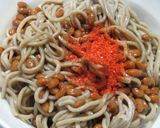 時短簡単ダイエット用ワカメ納豆からめ蕎麦作り方8写真