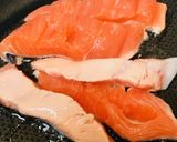 とりわけライス●ふりかけ＆鮭切り身の素焼作り方2写真