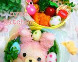 『カラフル♡うずら』キャラ弁♡お弁当彩り作り方13写真