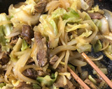 牛すじとキャベツのカレーマヨ炒め作り方7写真