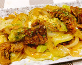 牛すじとキャベツのカレーマヨ炒め作り方8写真