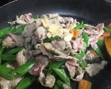 簡単！スナップえんどうと豚肉の中華炒め作り方2写真