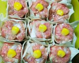 簡単！カニ缶でカニコーン焼売‼作り方5写真