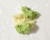 BLW離乳食 えんどう豆&ポテトボール作り方3写真