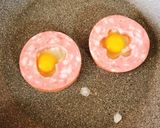 【お弁当に】目玉焼き入りソーセージ作り方3写真