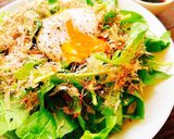 サラダほうれん草の温玉のせサラダ作り方3写真
