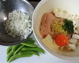 あたた生だししょうゆで香味つくね作り方1写真