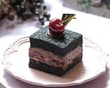 アメリカンチェリーの漆黒ロールケーキ作り方38写真