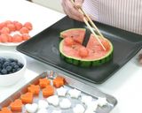 小玉スイカのカラフルピザ作り方4写真