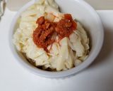 真竹の穂先でメンマやわらぎ 酢キャベツ液作り方2写真