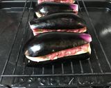 ヘルシオで簡単★なすのひき肉はさみ蒸し作り方3写真