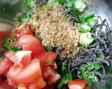 NEBANEBAオクラとトマトの和え物☆作り方3写真