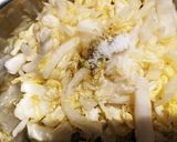 寿司酢の粉で作る、白菜ごま酢漬け作り方3写真