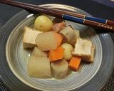大根・人参・厚揚げのゴロゴロ梅煮作り方4写真