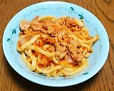 ☆簡単!豚キムチうどん☆作り方4写真