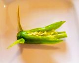 ししとう(オクラ)でバッタ作り方3写真
