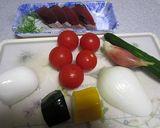 たたきでイタリアンサラダ作り方1写真