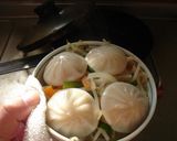 最速の蒸し野菜の小籠包添え作り方13写真