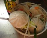 最速の蒸し野菜の小籠包添え作り方16写真