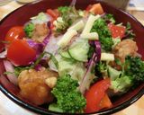 旬の夏野菜とから揚げのベジボウル作り方5写真