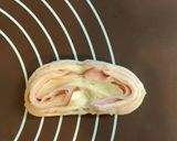 チーズたっぷりハムロール作り方9写真