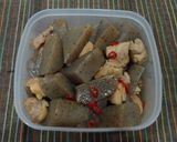 作り置き☆鶏ももとこんにゃくの甘辛煮作り方7写真