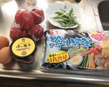 梅干し入り冷やし中華!(^^)!作り方1写真