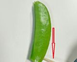 スナップえんどう🌱筋とり✨ゆで方🎶開き方作り方8写真