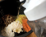 炊飯器で根菜とヒジキの炊き込みご飯作り方10写真