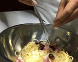 パンチェッタのパスタ・イタリアンソース♡作り方4写真