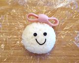 キャラ弁☆てるてる坊主にかわいいリボン作り方4写真