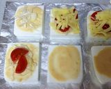 長ねぎと大葉とトマトのはんぺんピザ作り方4写真