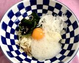 簡単一手間！トロロ感覚月見冷しうどん作り方3写真