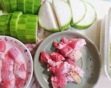 暑い日さっぱり!!夏糸瓜のお粥~作り方2写真