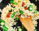 アスパラと梅干しのボイルドライス作り方5写真