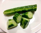 低糖質☆キュウリのピリ辛醤作り方1写真