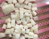 サイコロ大根と鶏肉のヘルシーサラダ!作り方1写真