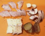 鱈とマッシュルームと野菜のアヒージョ作り方3写真