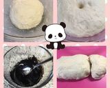 パンダがかわいい♡3-Dちぎりパン♪作り方5写真