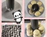 パンダがかわいい♡3-Dちぎりパン♪作り方7写真