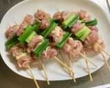 雑な男料理:セセリと九条ネギの焼鳥!!作り方4写真