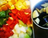 ゴロゴロ夏野菜とサラダ豆のラタトゥイユ作り方1写真