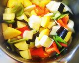 ゴロゴロ夏野菜とサラダ豆のラタトゥイユ作り方3写真