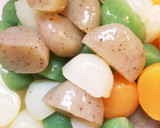 茹でずに簡単！蒟蒻と竹輪と椎茸の甘辛煮作り方1写真